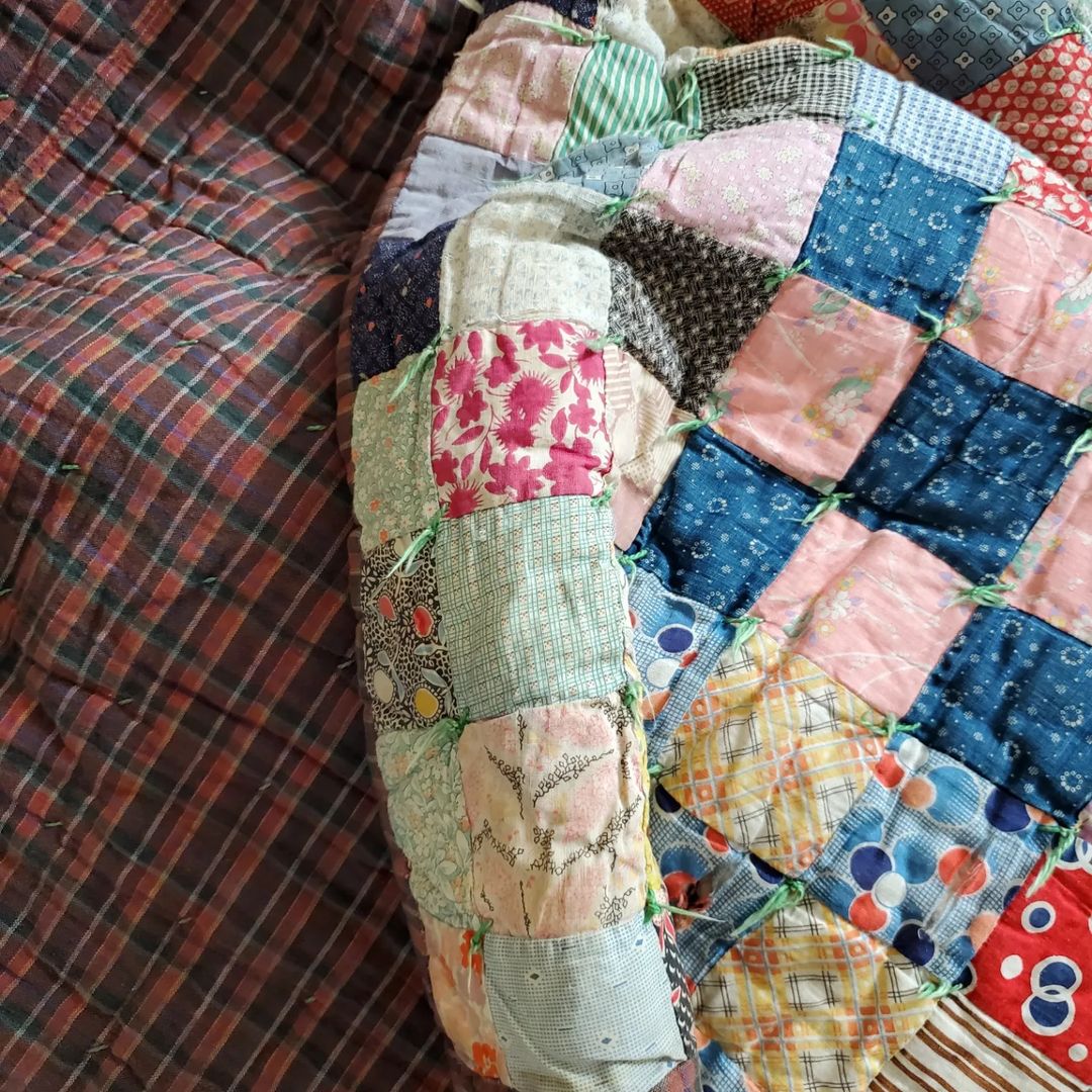 Hand Tied Patchwork Quilt