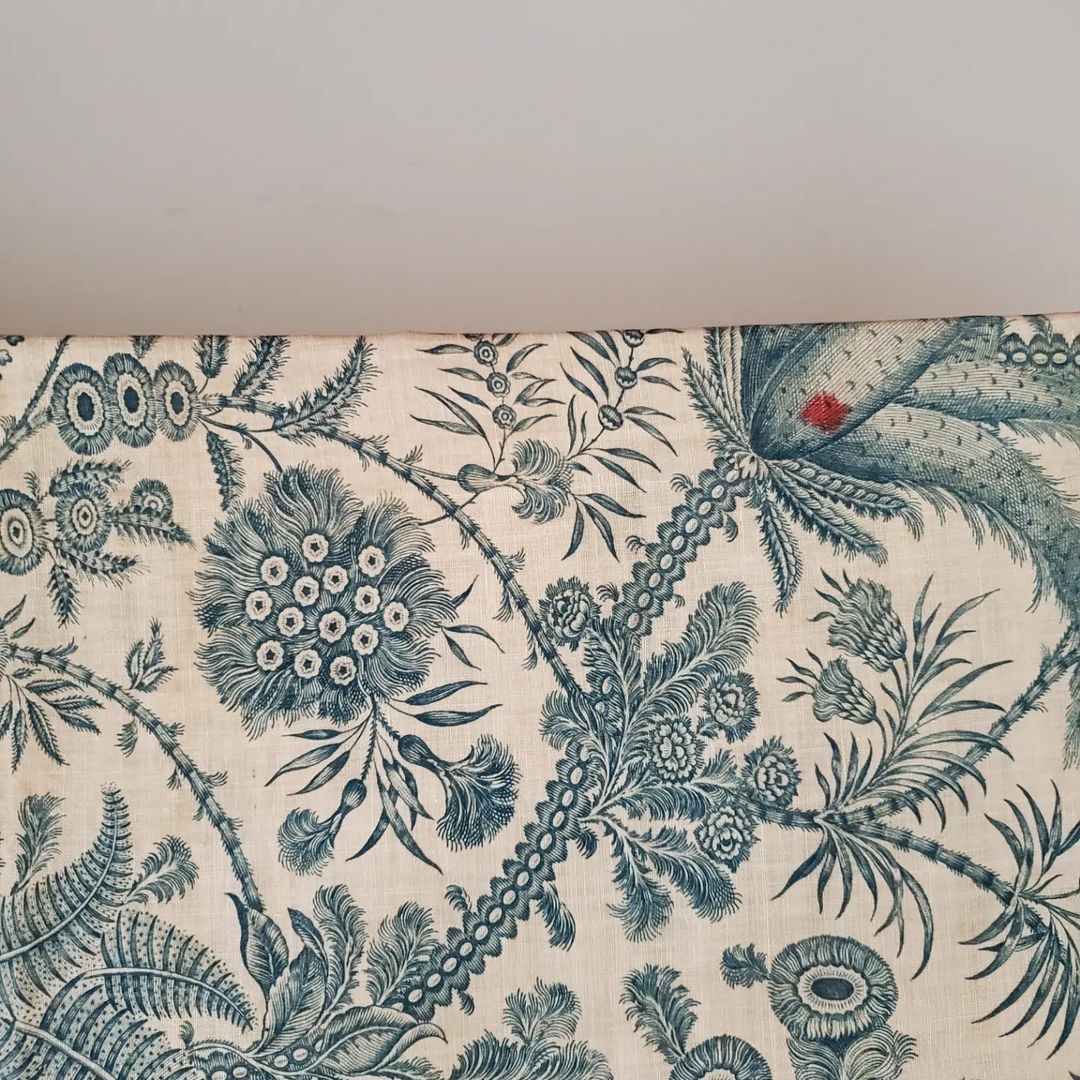 China Blue Quilt Top Coverlet