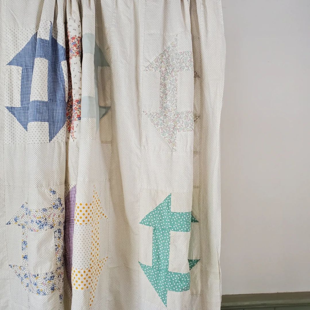 Churn Dash Quilt Top 2