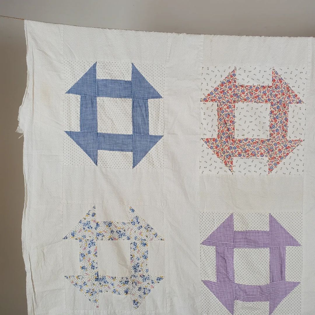 Churn Dash Quilt Top 2