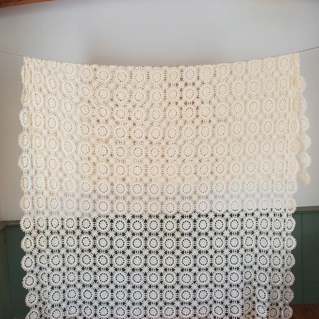 Hand Crochet Coverlet
