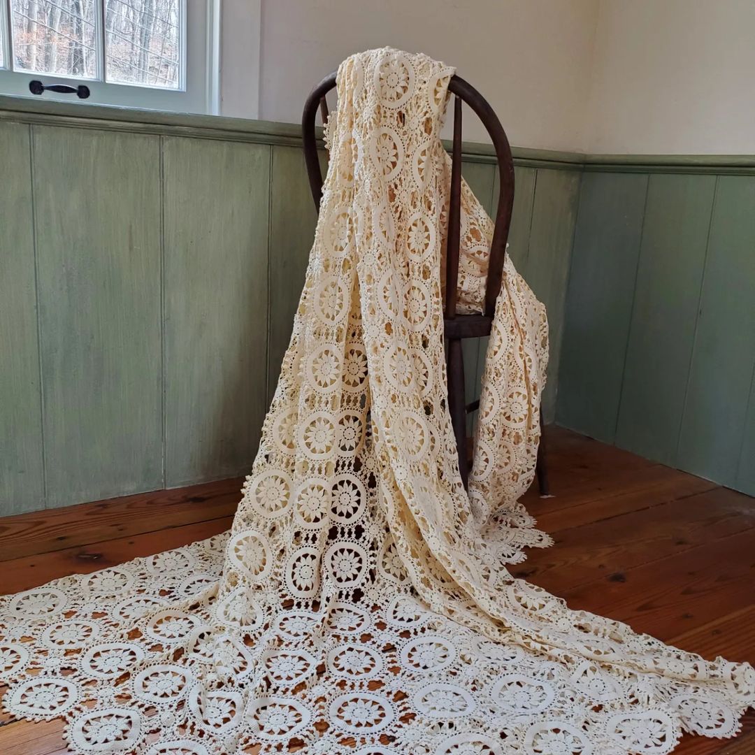 Hand Crochet Coverlet