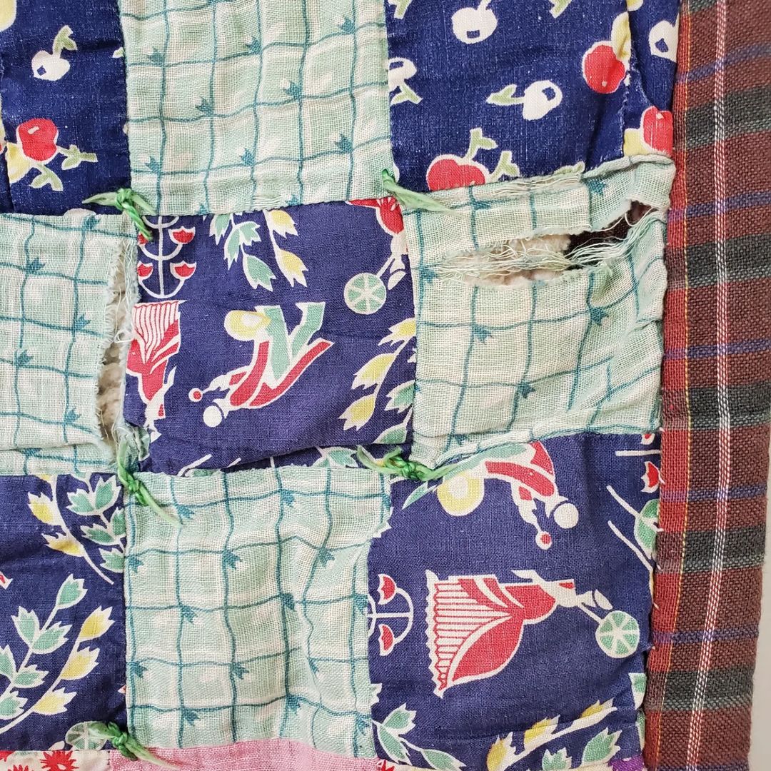 Hand Tied Patchwork Quilt