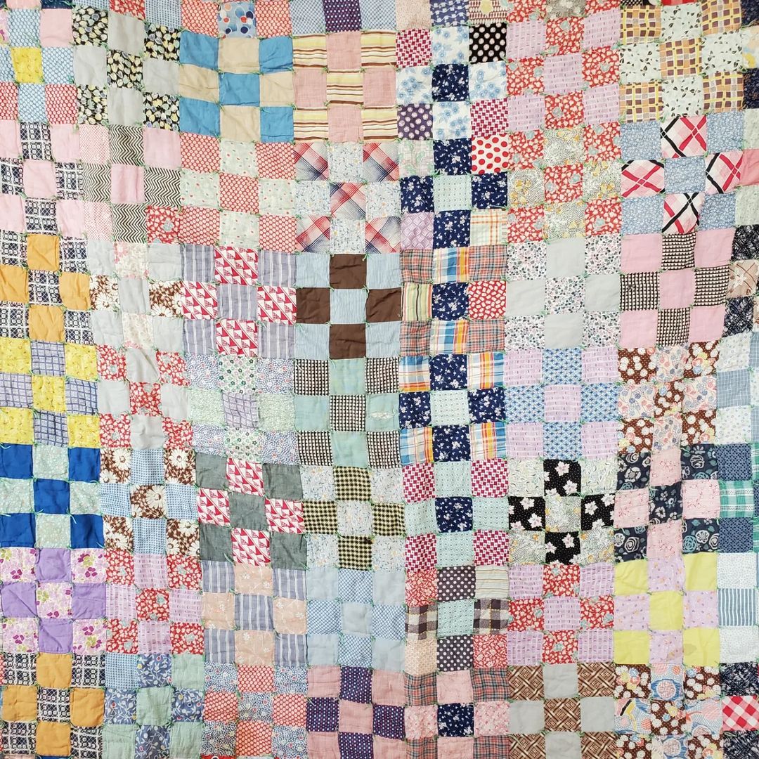 Hand Tied Patchwork Quilt