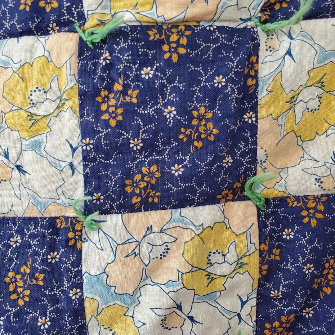 Hand Tied Patchwork Quilt