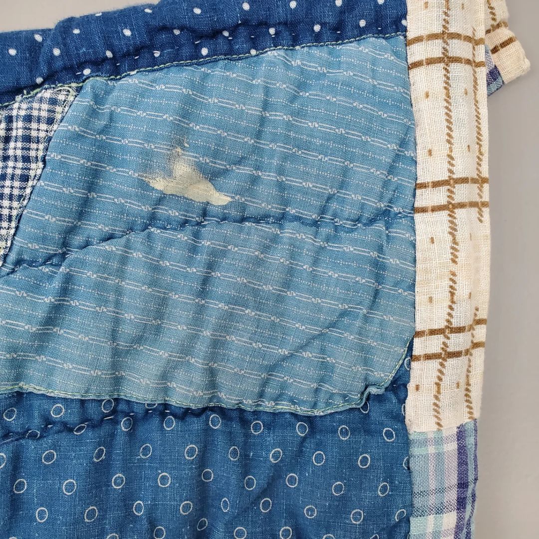 Patchwork Indigo Quilt