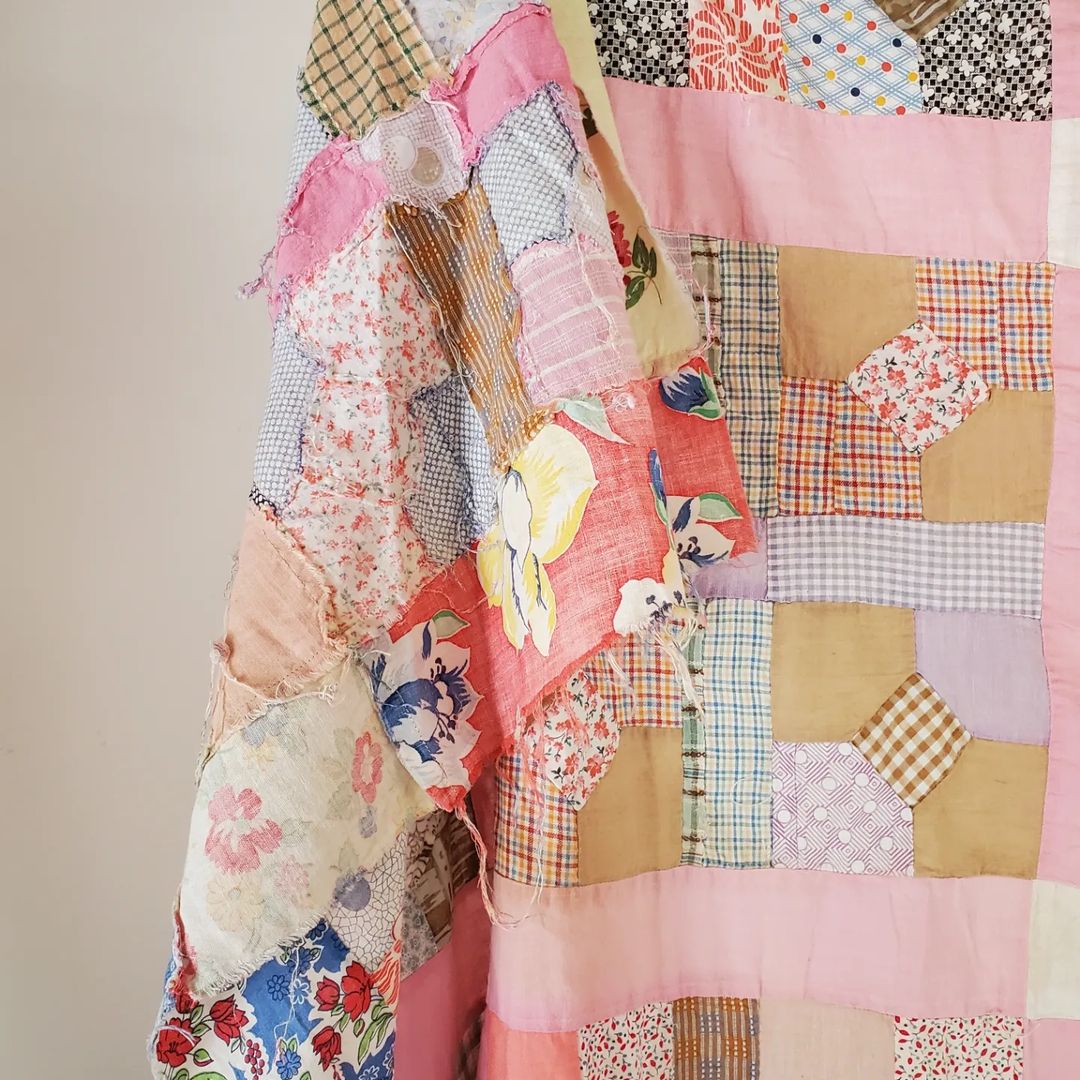 Soft Bow Tie Quilt Top