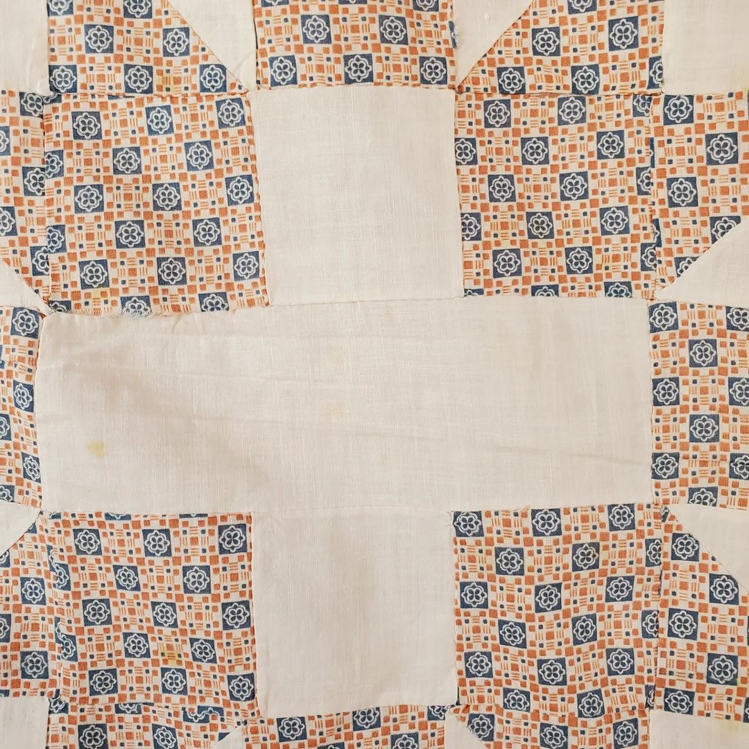Pink Sashed Quilt Top