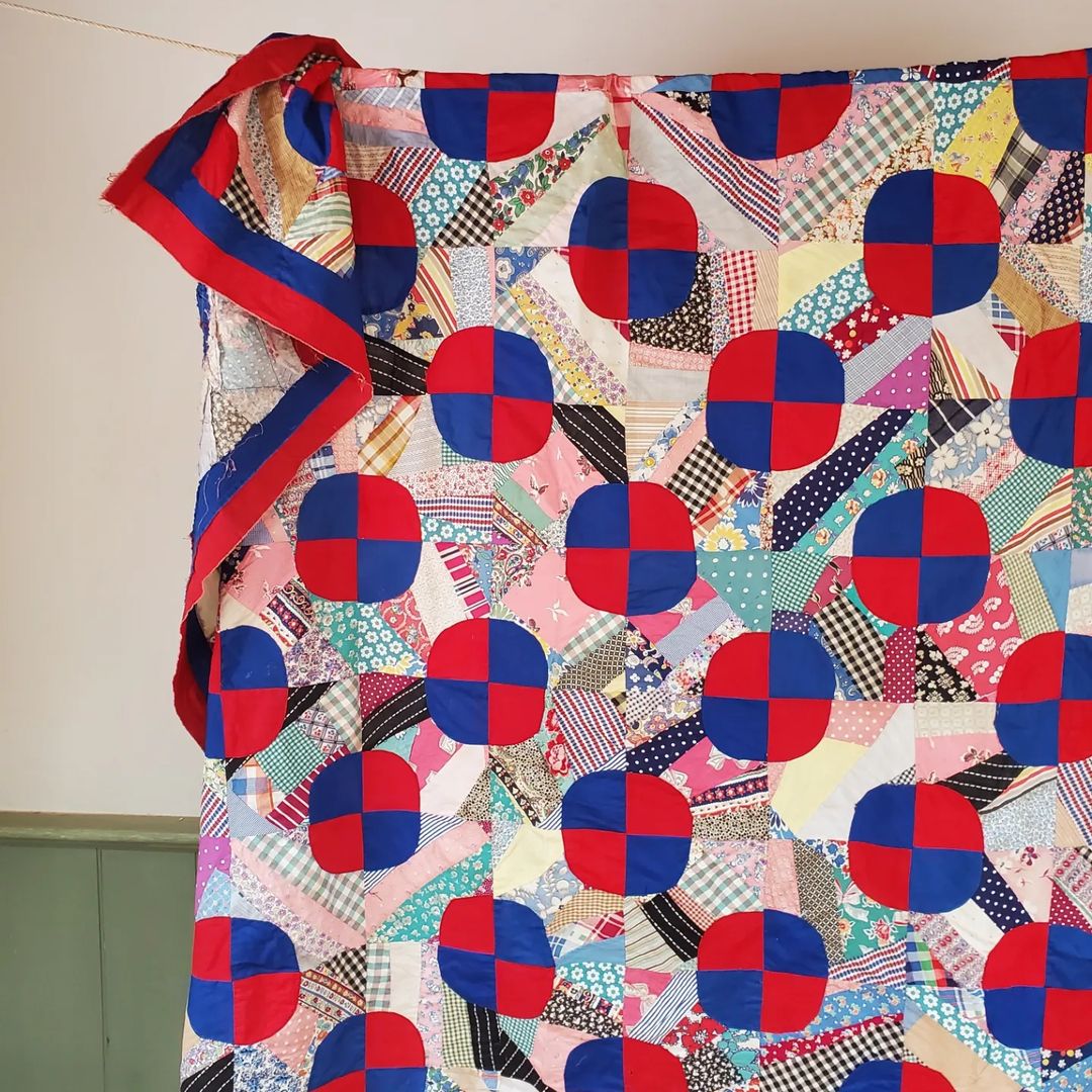 Quarter Circle Quilt Top