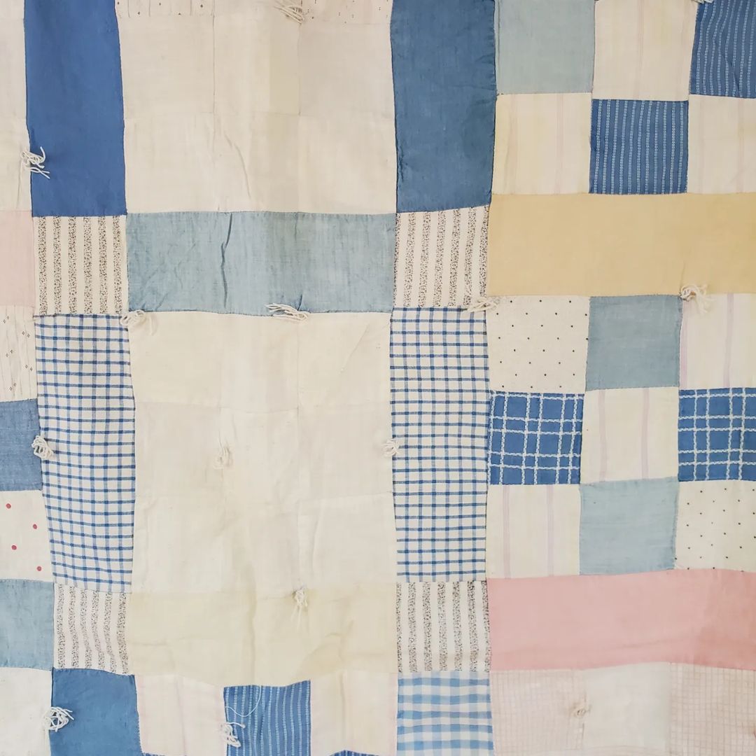 Hand Tied 9 Patch Quilt