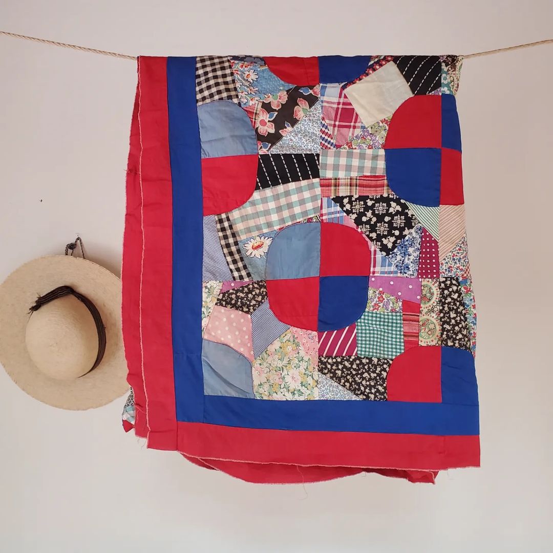 Quarter Circle Quilt Top