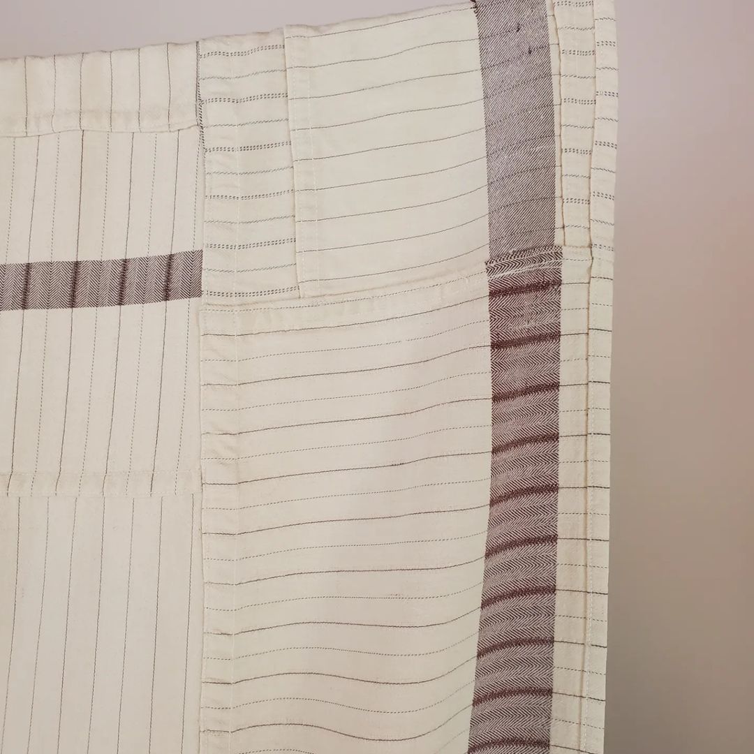 Second European Wool Coverlet, Reds