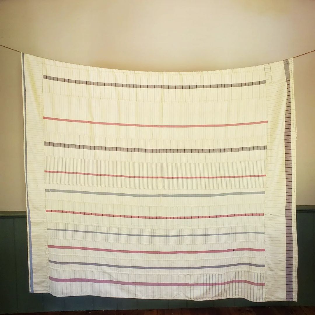Second European Wool Coverlet, Reds