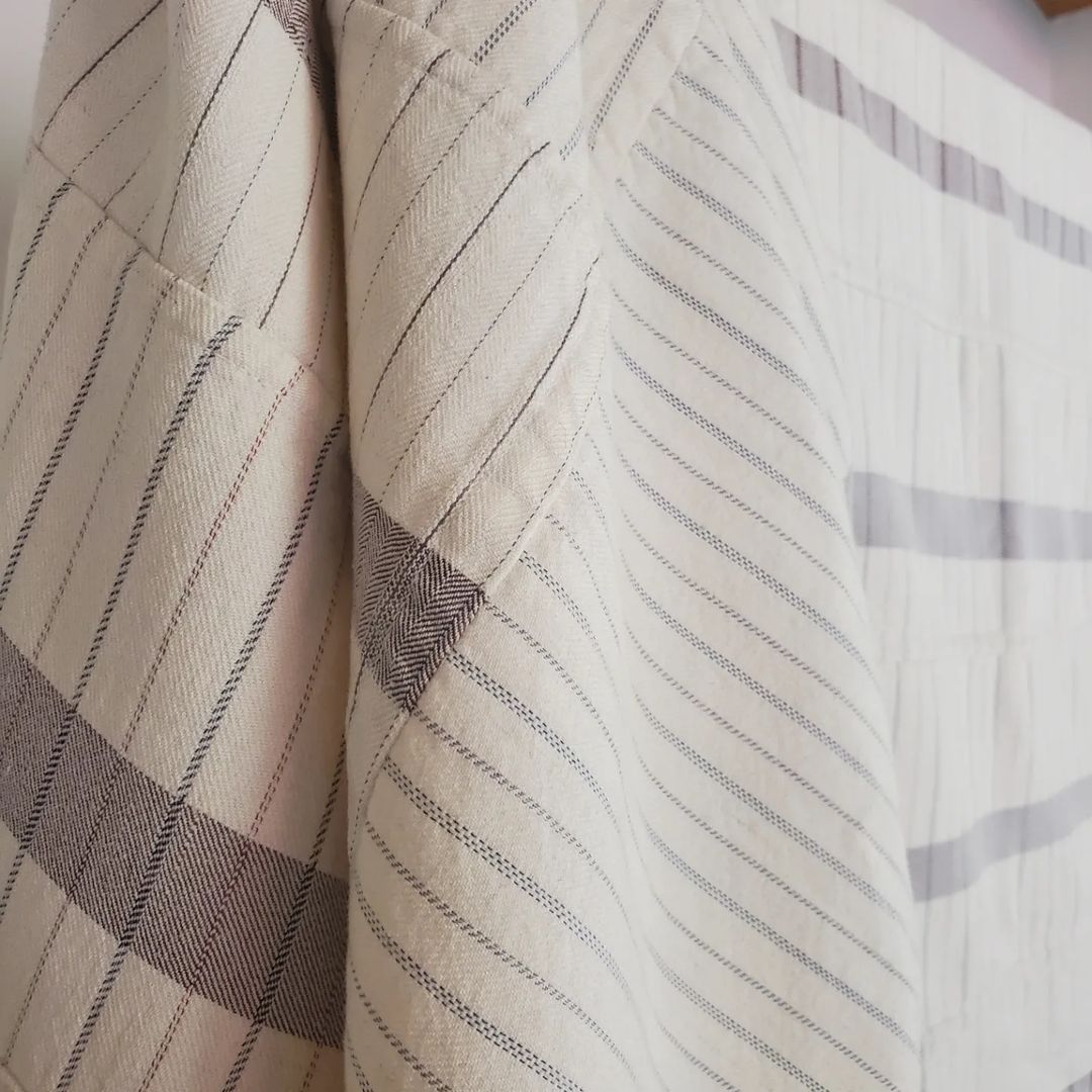 European Wool Coverlet, Grays