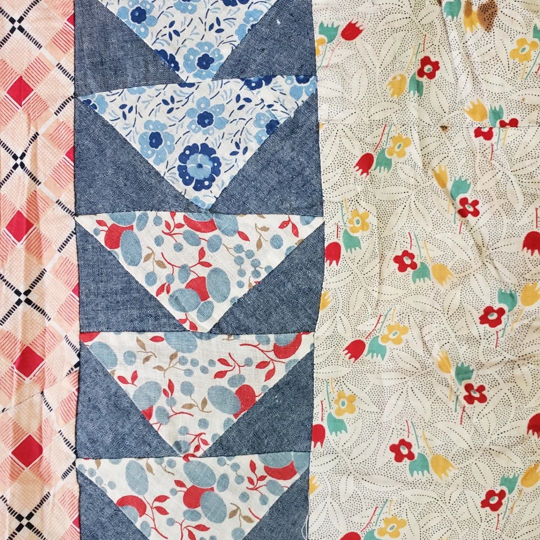 Flying Geese Quilt Top