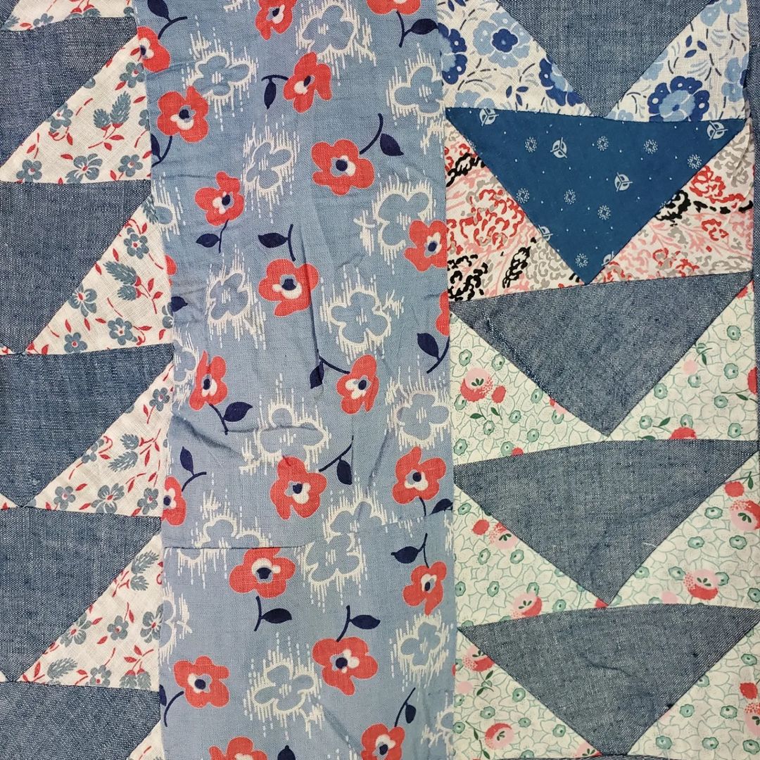 Flying Geese Quilt Top