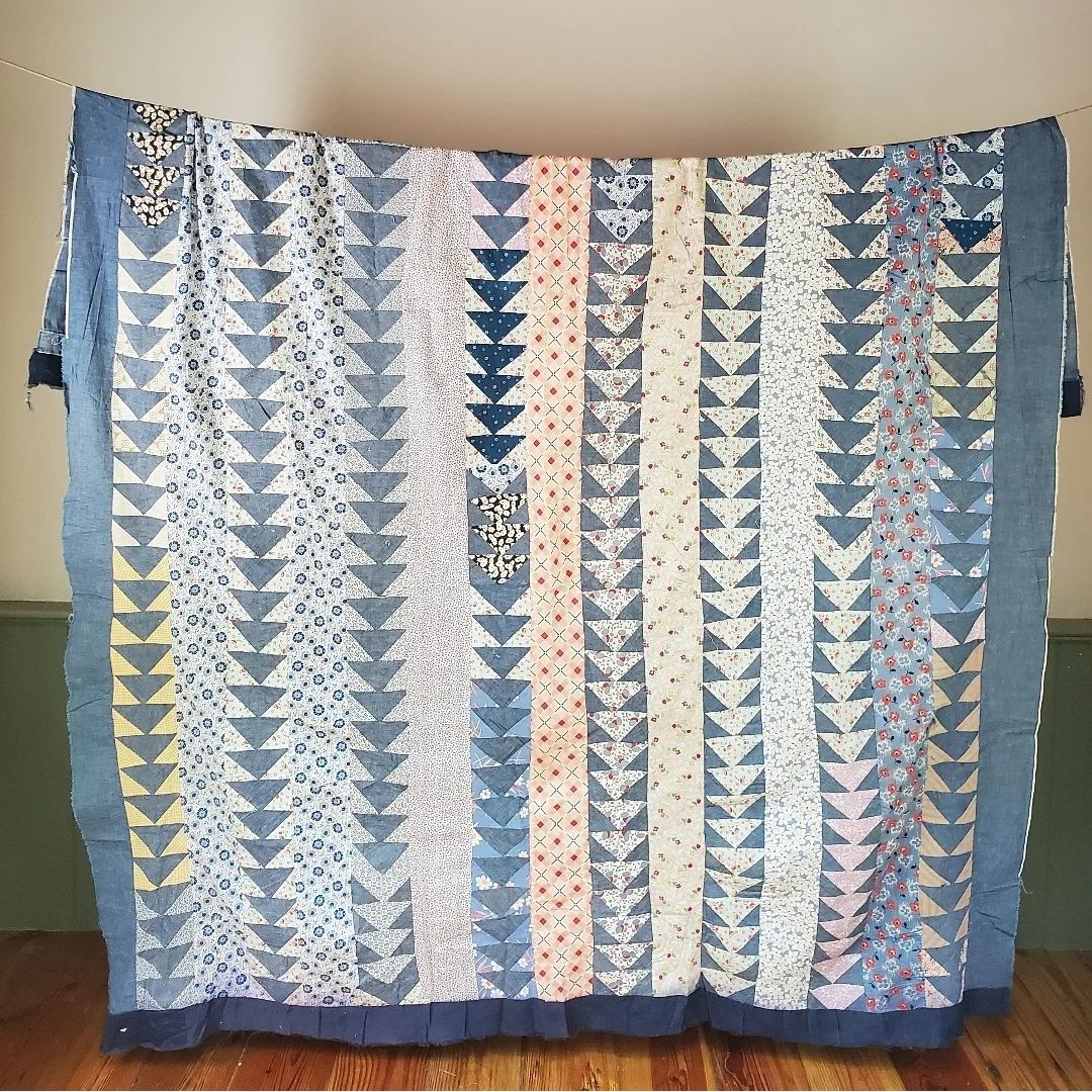 Flying Geese Quilt Top
