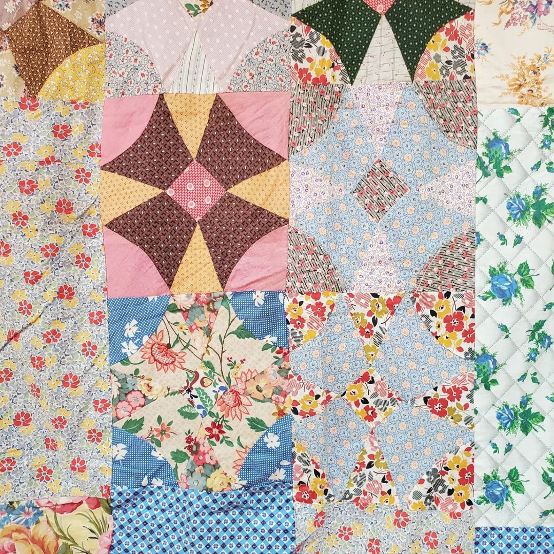 Maltese Cross Quilt, Untied