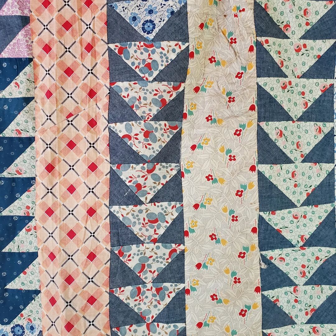 Flying Geese Quilt Top