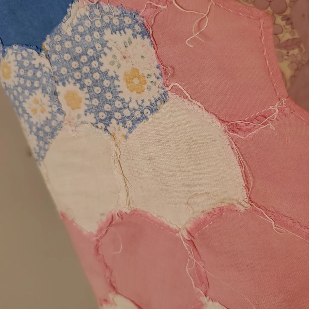 Hand Paper Pieced Curtain
