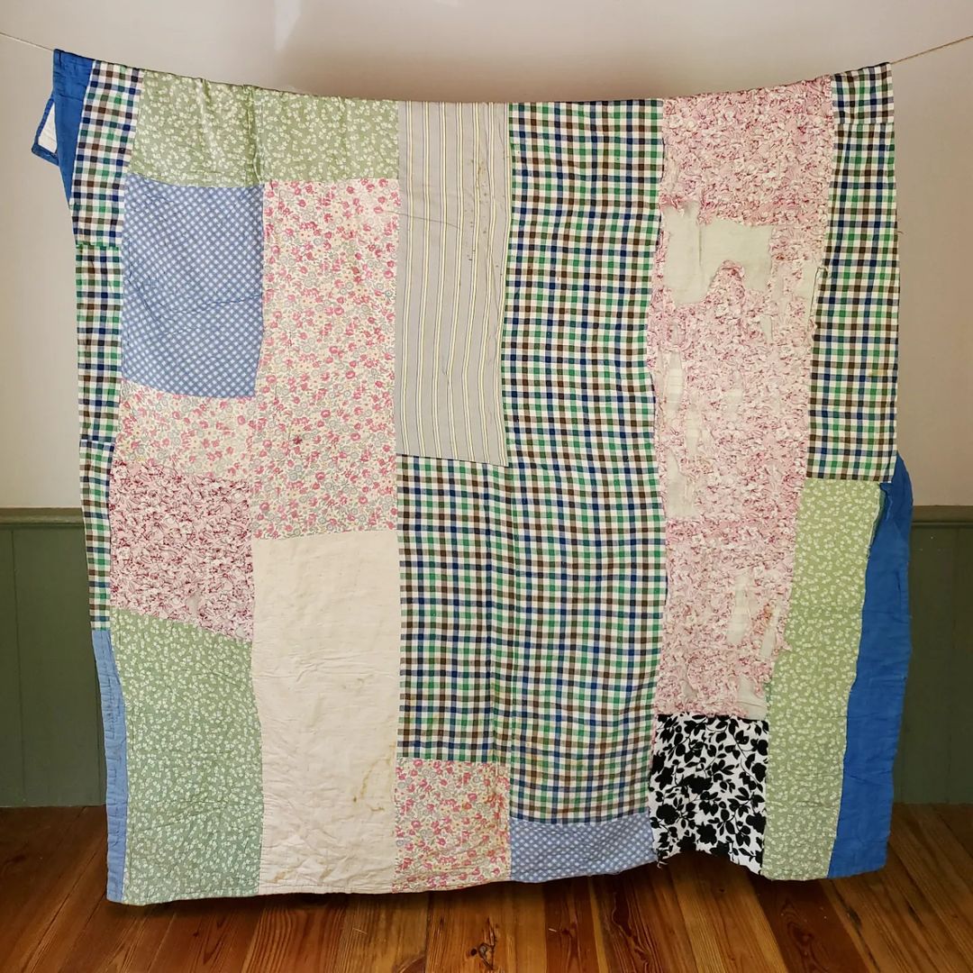 Fans Sack Cloth Quilt