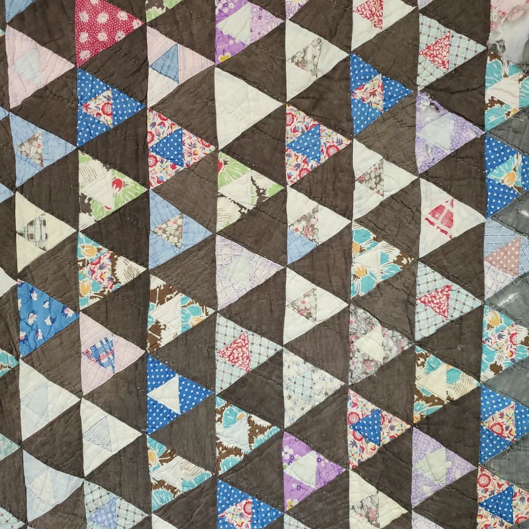 Gray Triangles Quilt