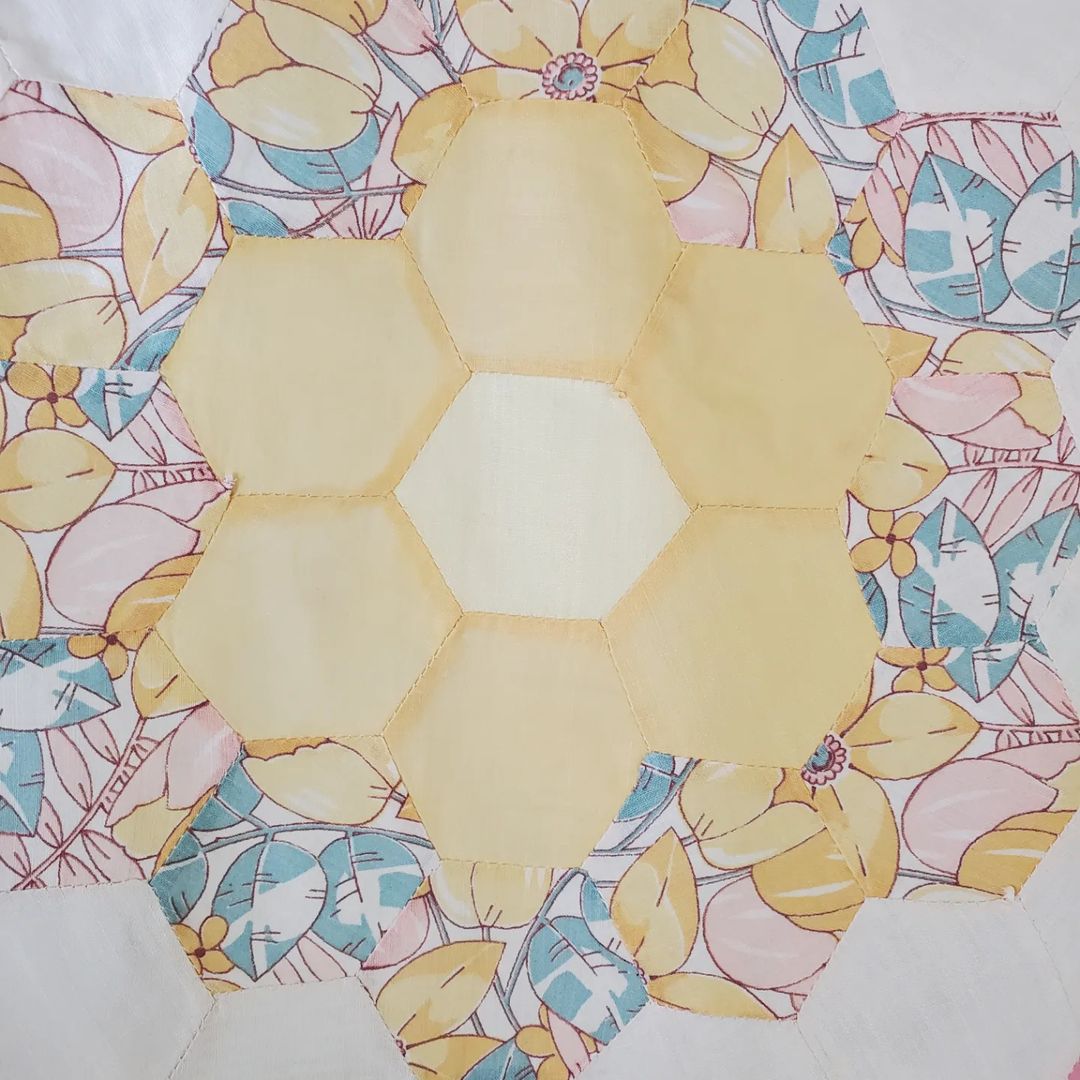 Hand Paper Pieced Curtain