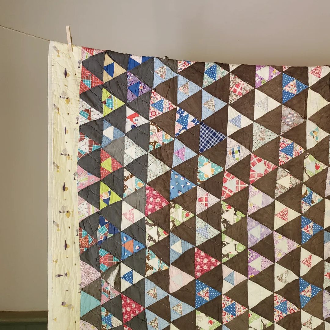 Gray Triangles Quilt