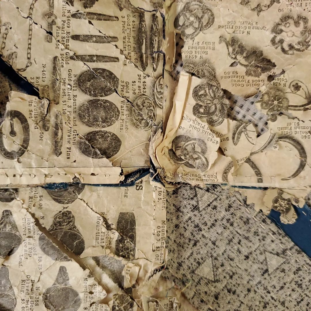 Paper-Pieced, Foundation Paper Backed String Quilt Top