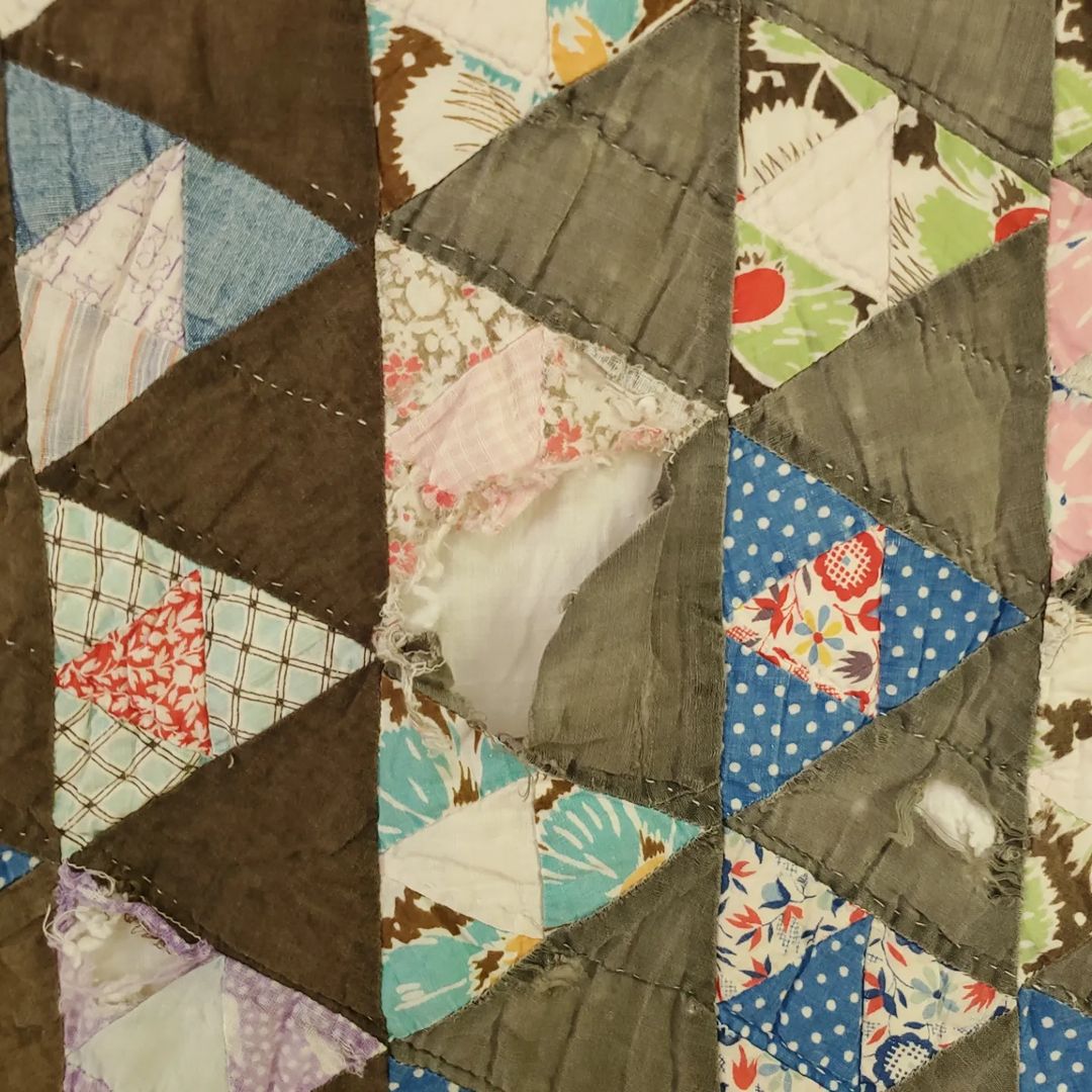 Gray Triangles Quilt