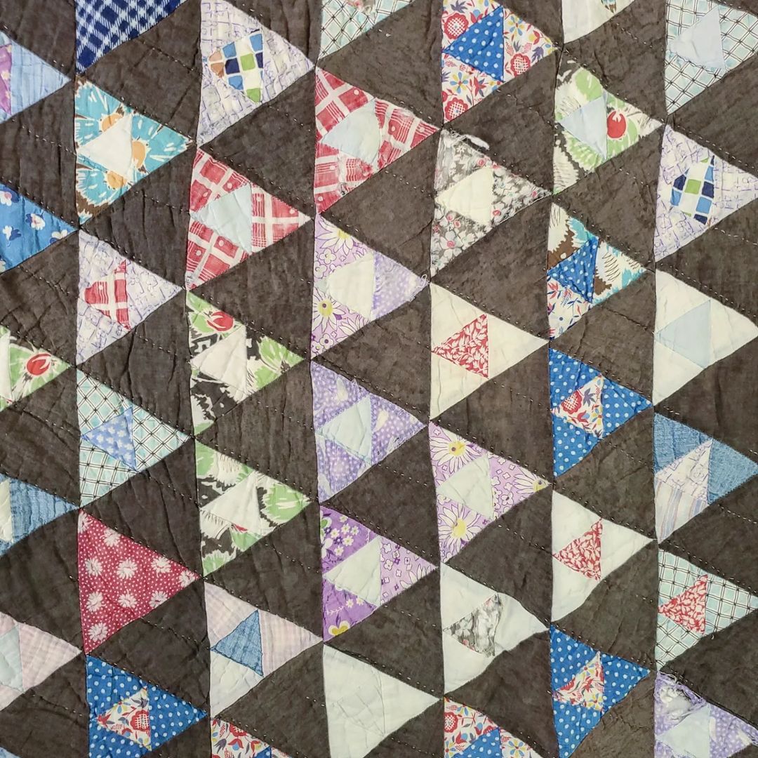 Gray Triangles Quilt