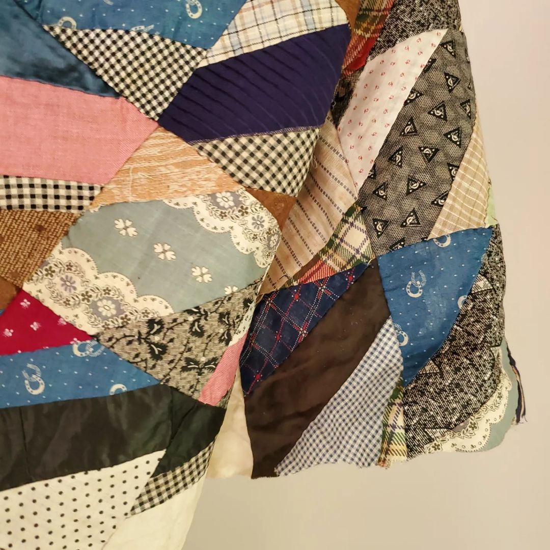 Paper-Pieced, Foundation Paper Backed String Quilt Top