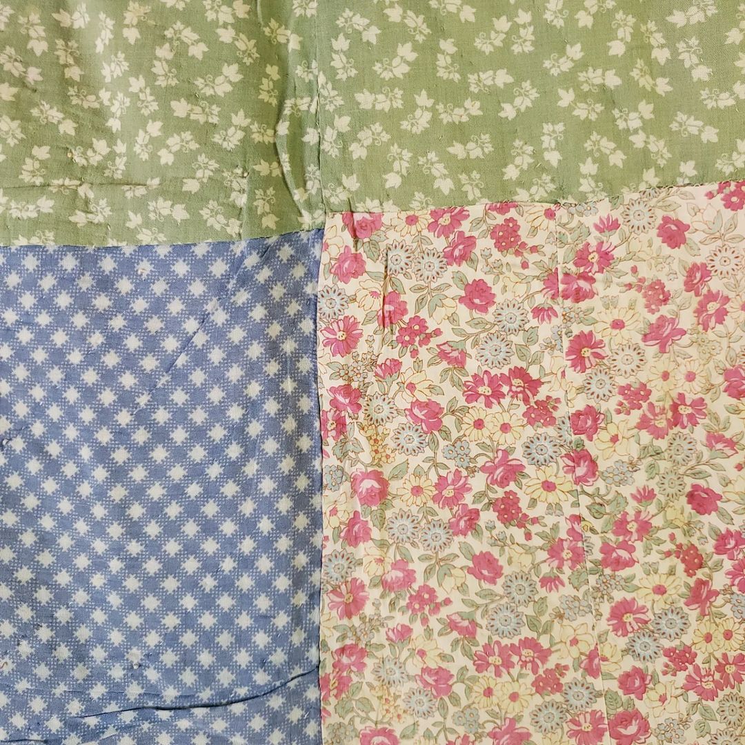 Fans Sack Cloth Quilt
