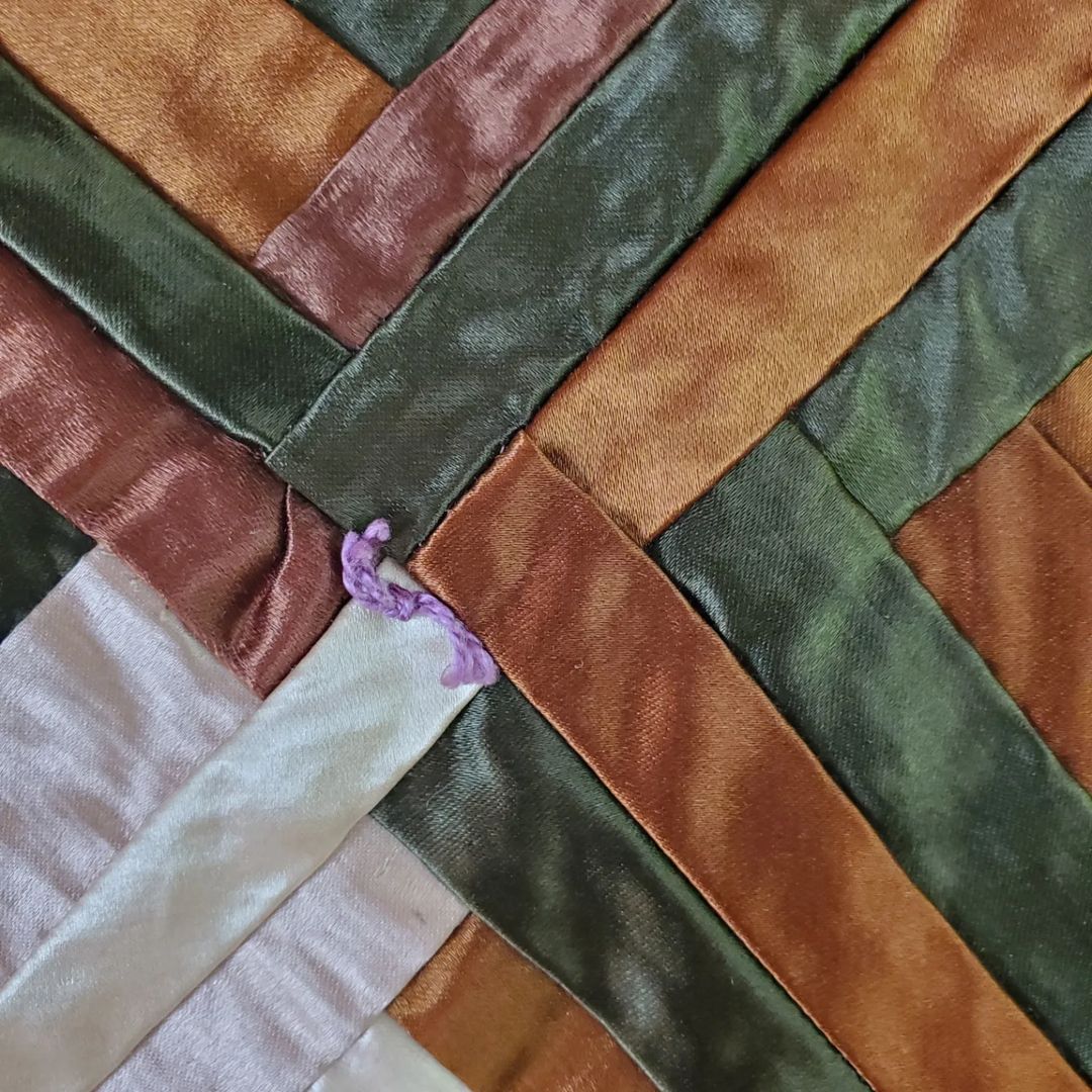 Silk Cabin Mini Quilt