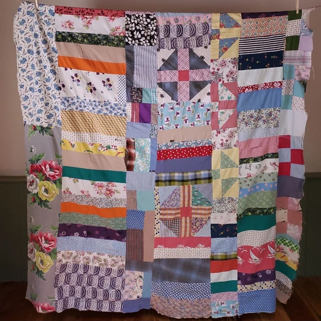 Scrappy Quilt Top