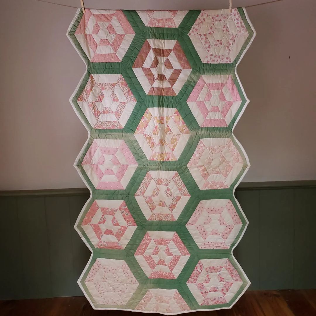 Green Path Mini Quilt