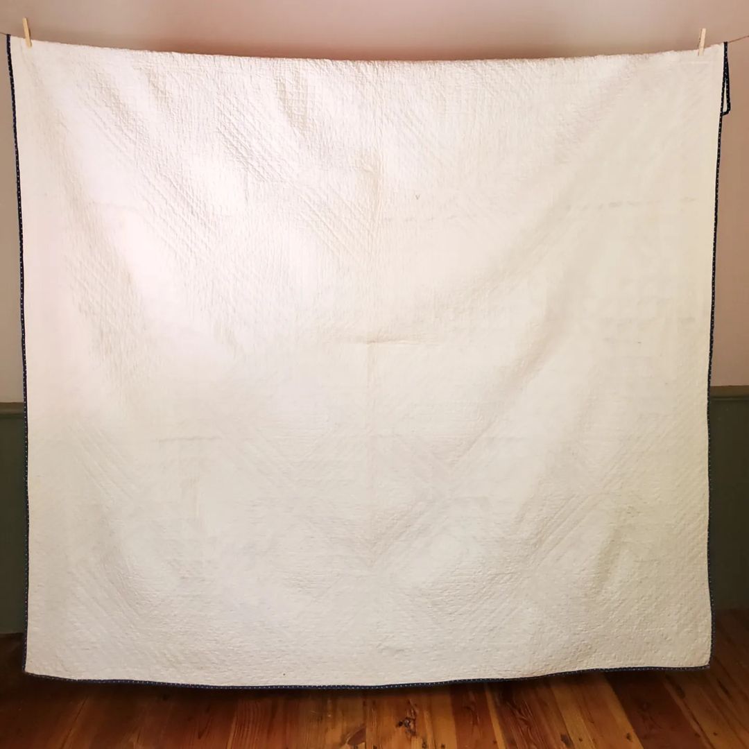 Indigo Star Ocean Waves Quilt