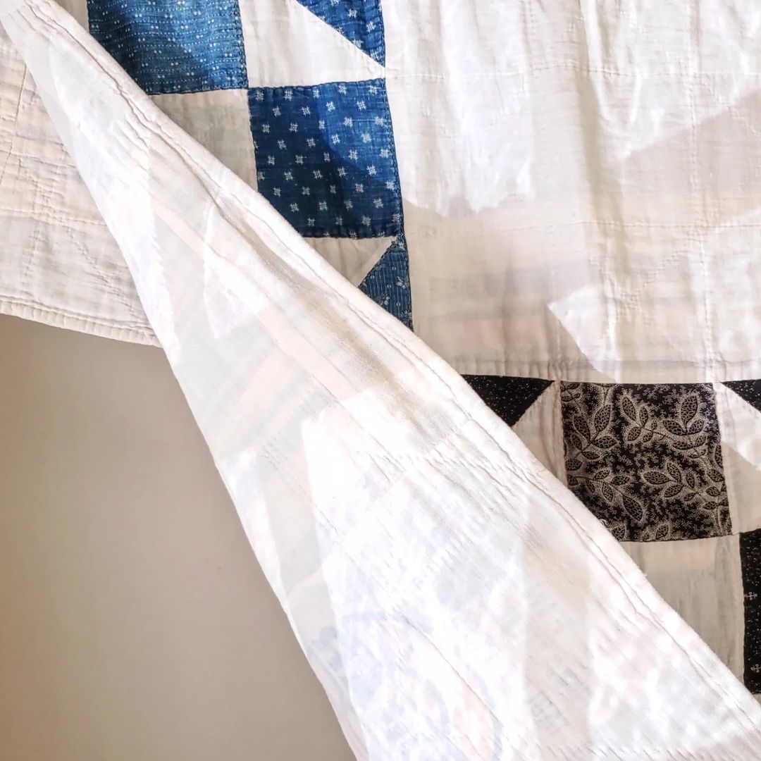 Indigo Shoo Fly Quilt