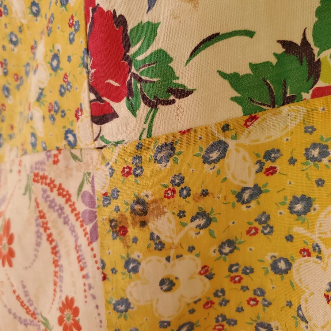 Feed Sack Quilt Top