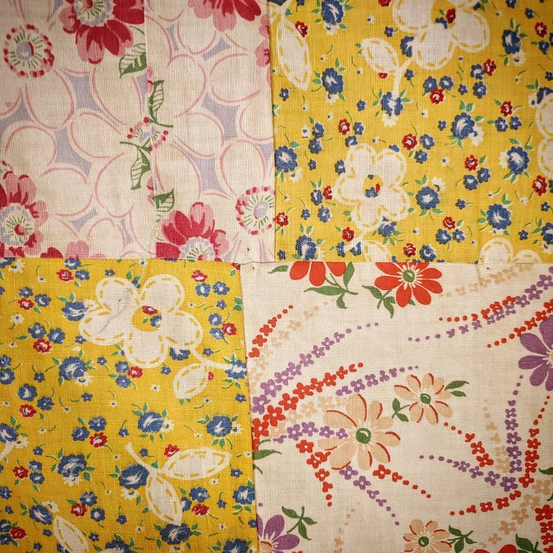 Feed Sack Quilt Top