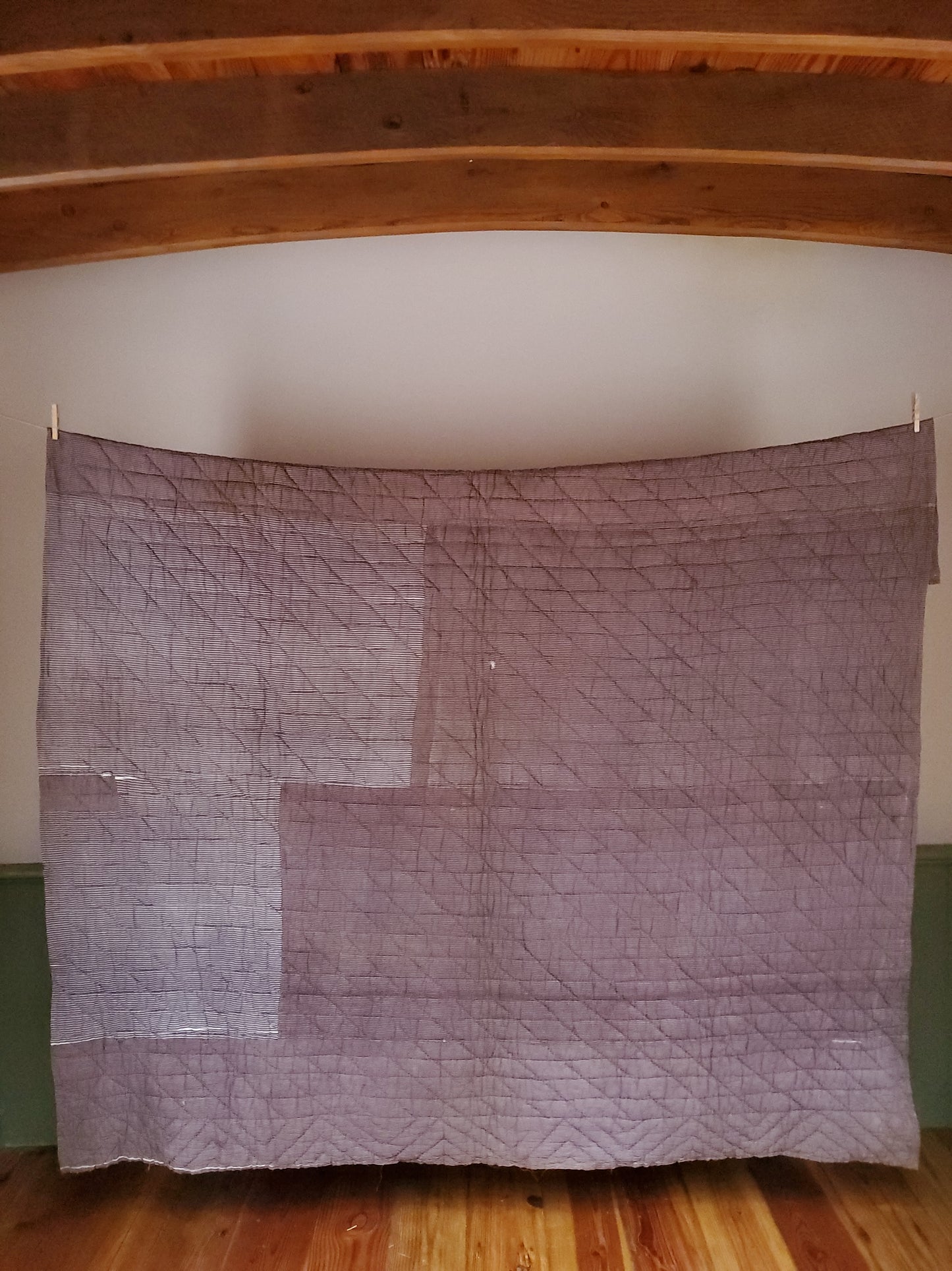 19th Century Nine Patch Antique Quilt