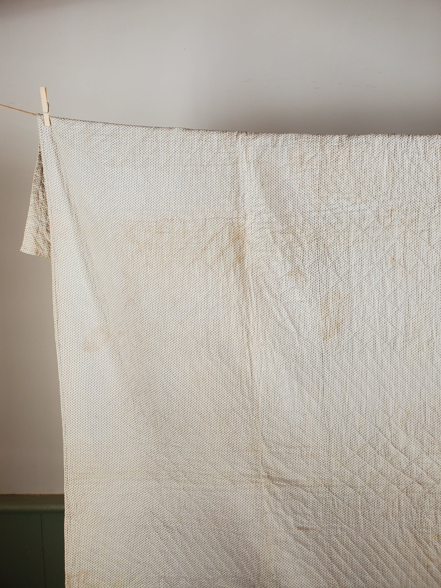 Early 19th Century Rolling Stone Antique Quilt