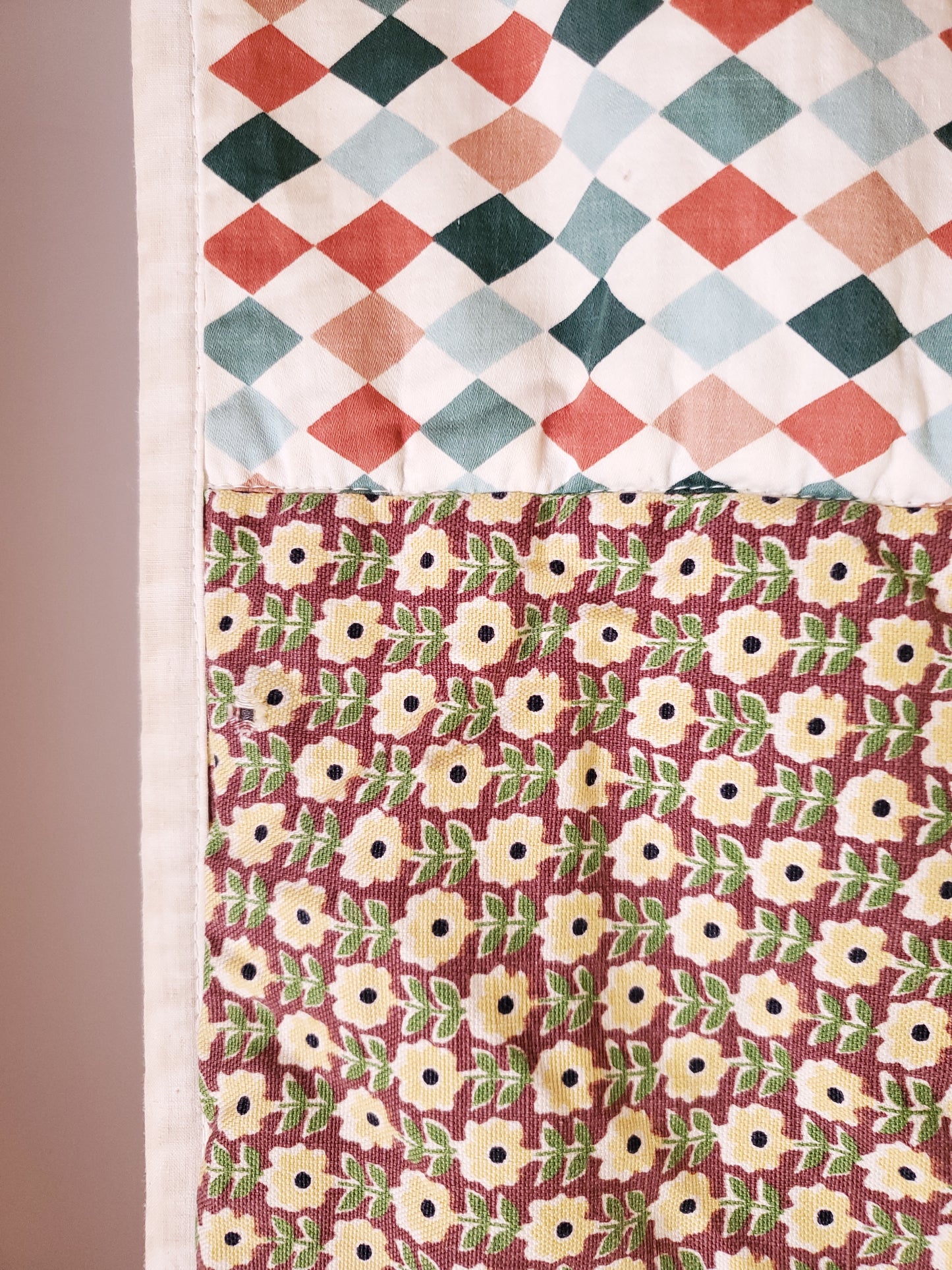 Vintage Patchwork Floral Quilt