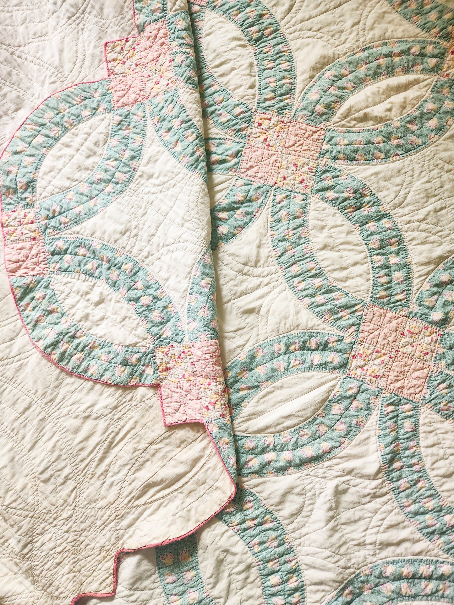 Vintage Wedding Rings Quilt c1930