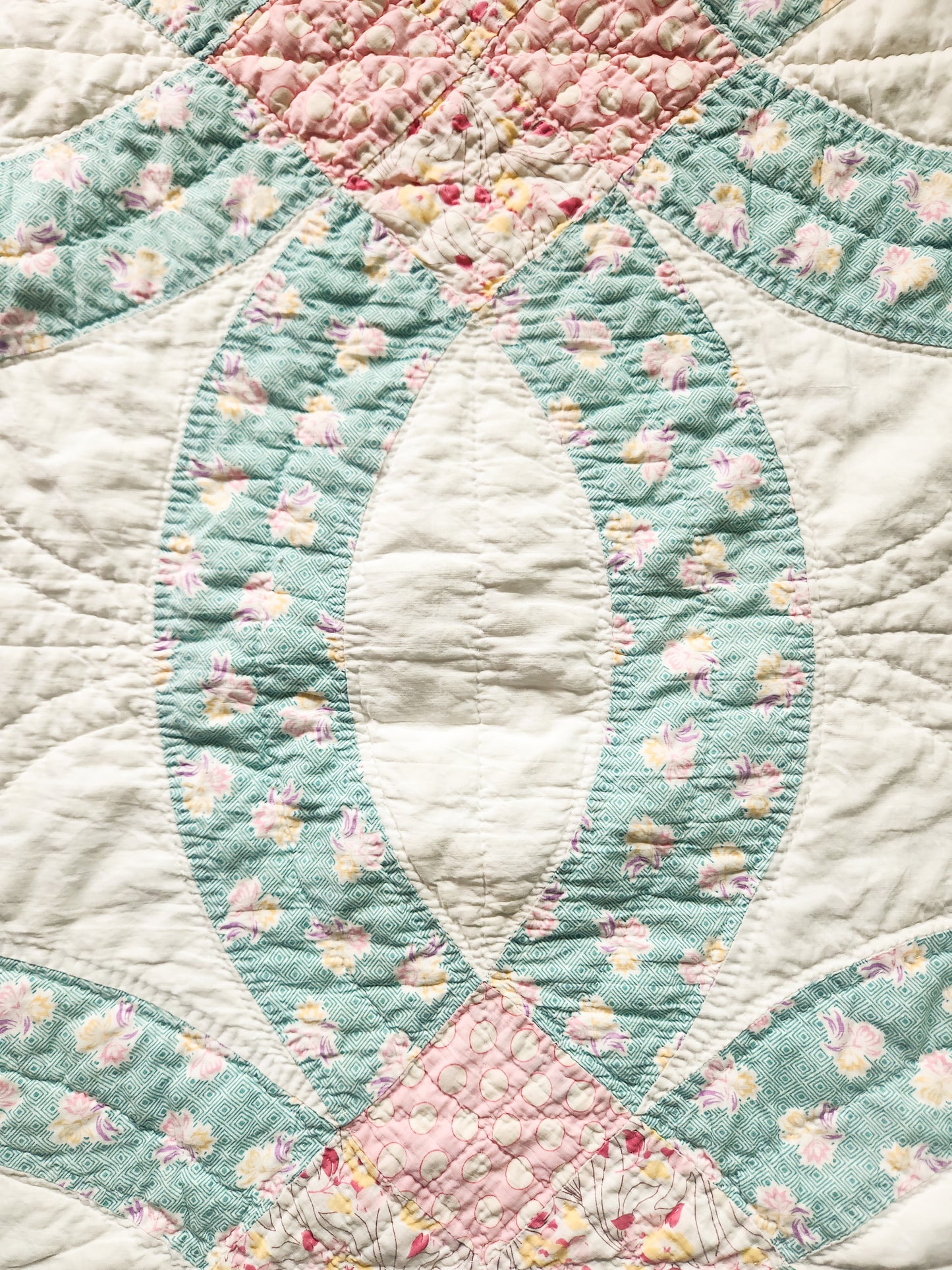 Vintage Wedding Rings Quilt c1930