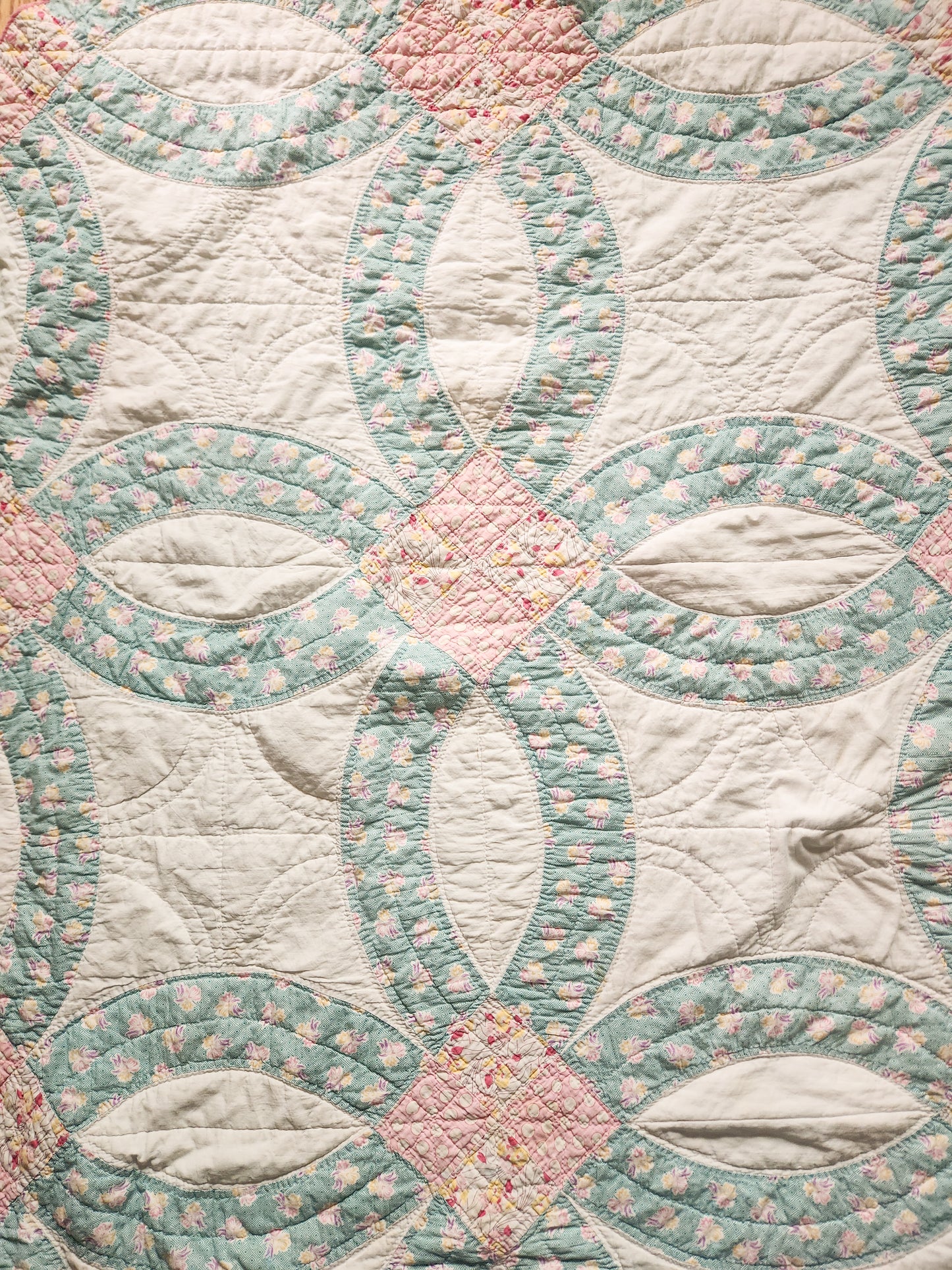 Vintage Wedding Rings Quilt c1930