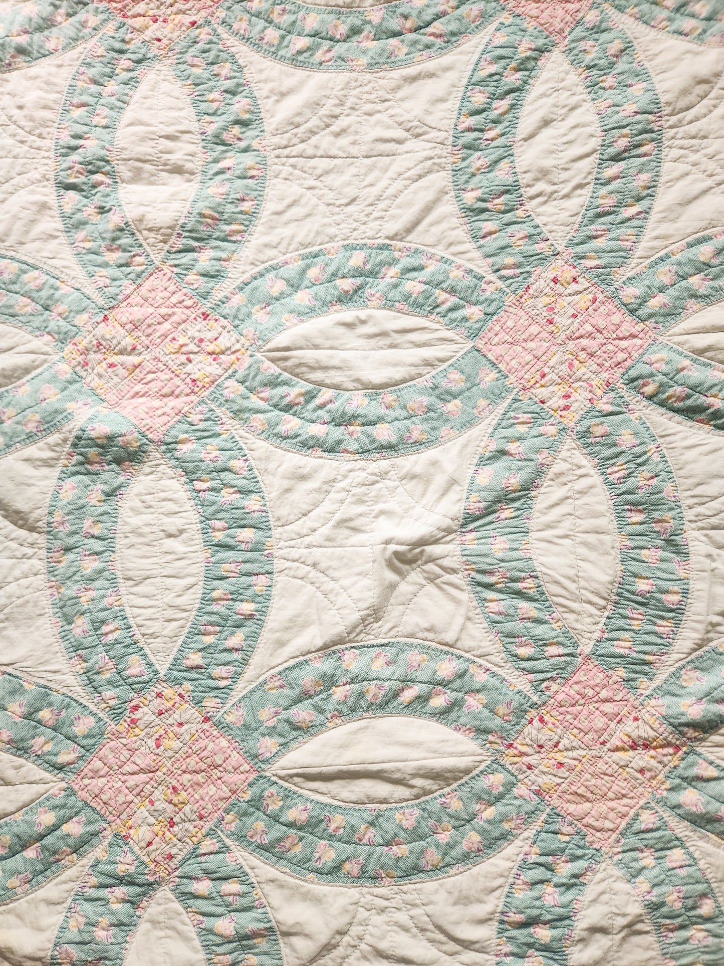 Vintage Wedding Rings Quilt c1930