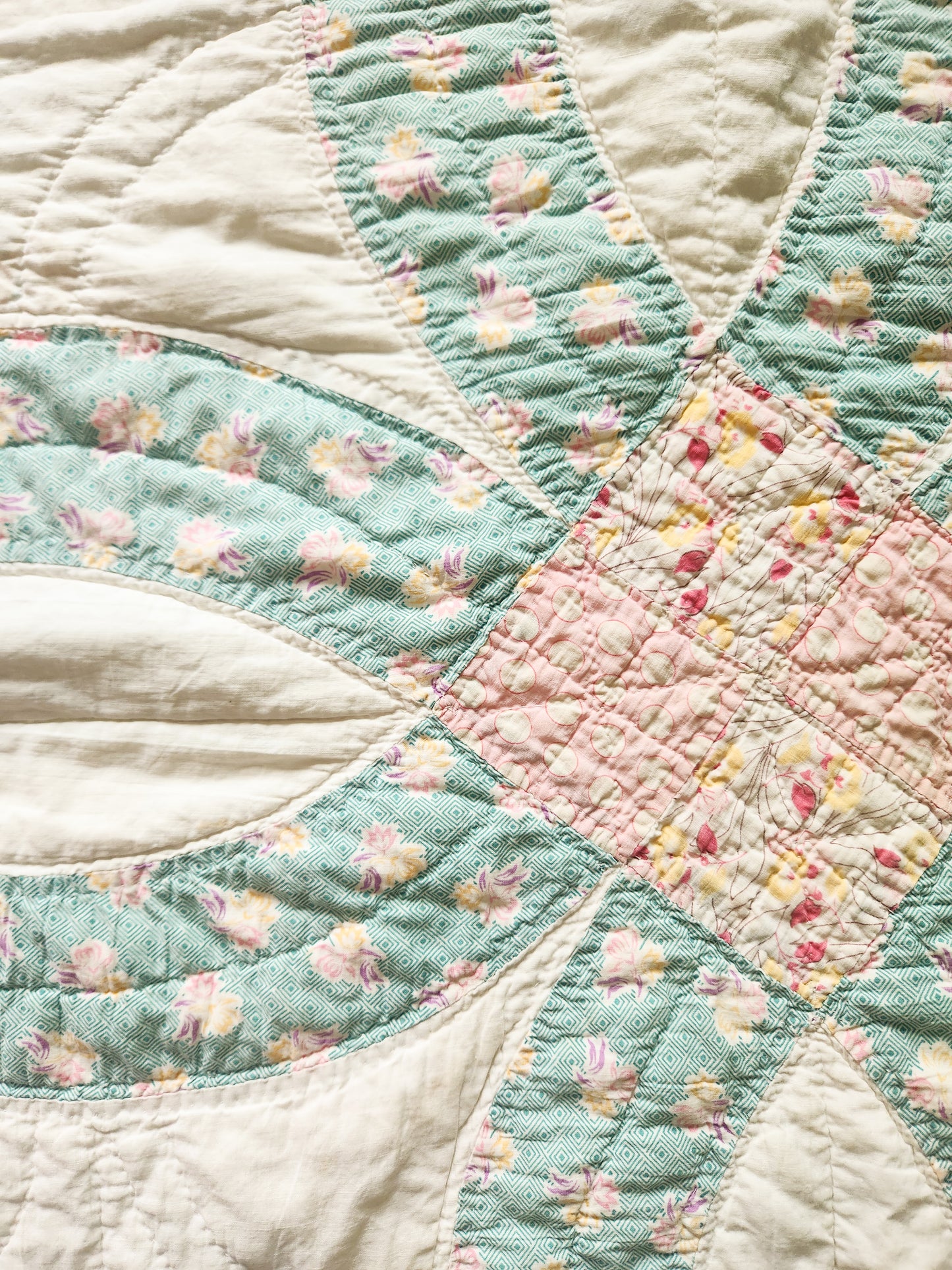 Vintage Wedding Rings Quilt c1930