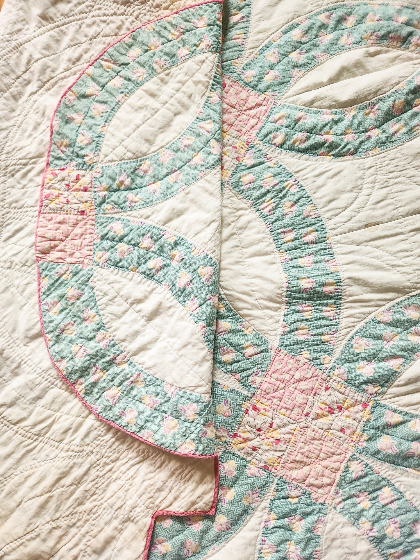 Vintage Wedding Rings Quilt c1930