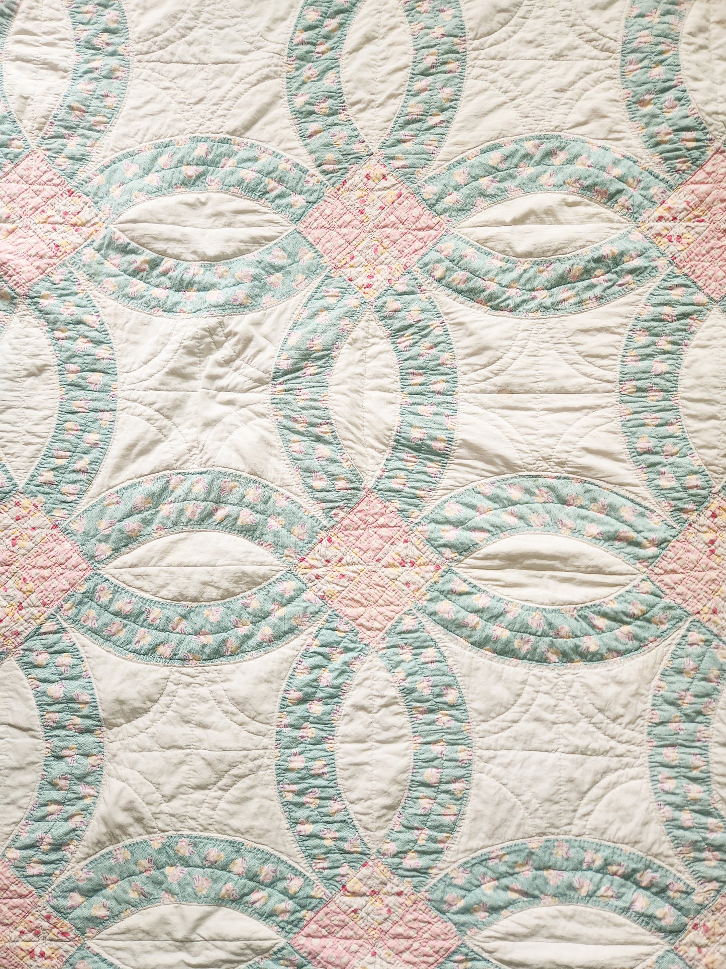 Vintage Wedding Rings Quilt c1930